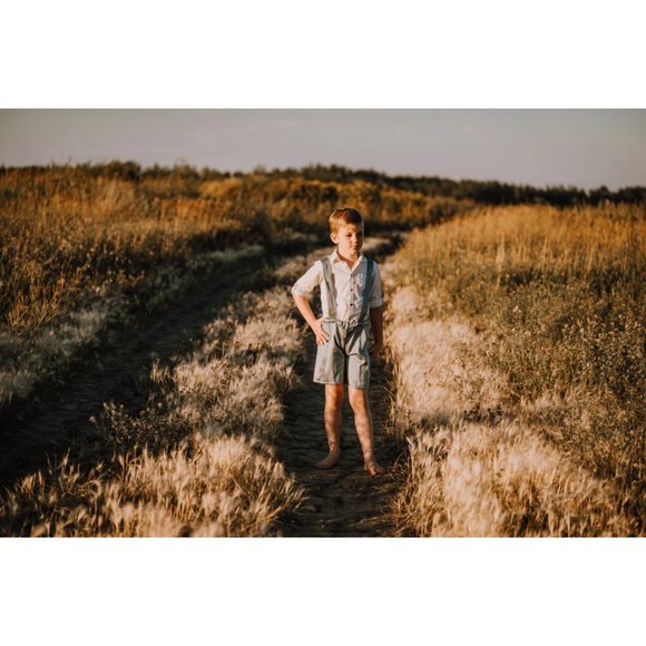 Vintage Matching Sister brother Sibling set Teal Lace Grow shorts & dress new - Picture 4 of 7